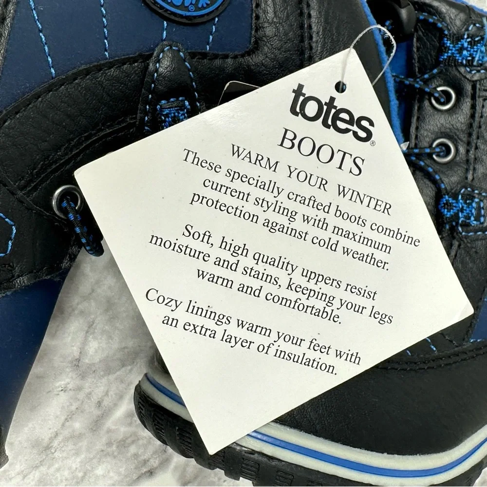Totes Little Boys 9 Beaver Waterproof Insulated Winter Boots